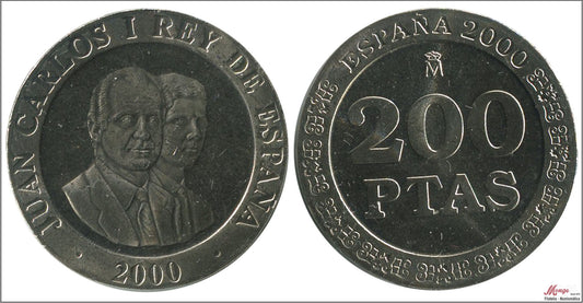 España - 2000 - Juan Carlos I - Nº 00542 - S/C / UNC - 200 ptas 2000