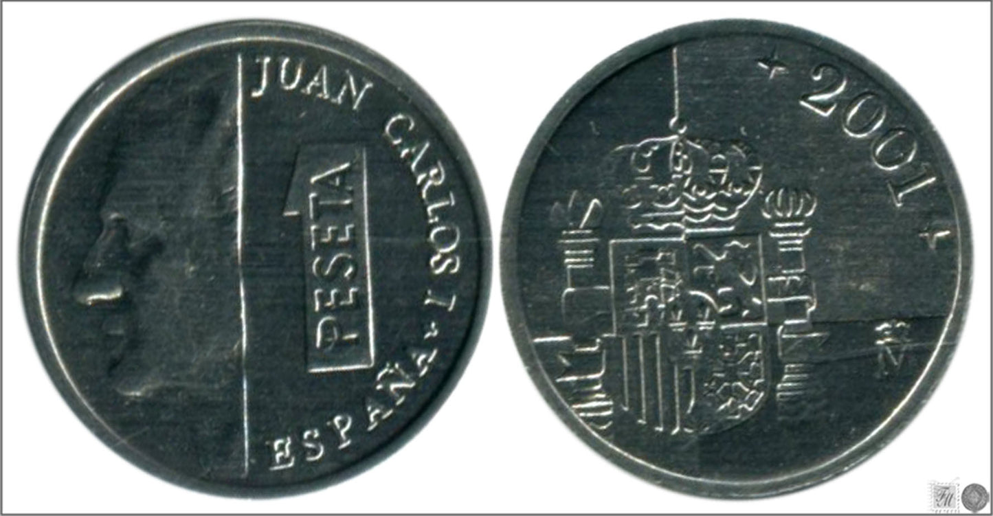 España - 2001 - Juan Carlos I - Nº 00431 - S/C / UNC - 1 pta. 2001