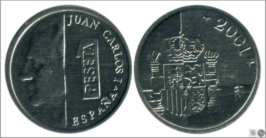 España - 2001 - Juan Carlos I - Nº 00431 - S/C / UNC - 1 pta. 2001