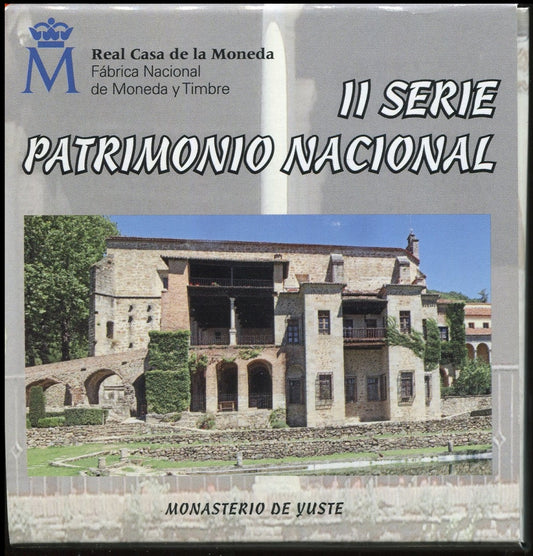 España - 2014 - Conmemorativas FNMT - PROOF - 5 € año 2014 / Patrimonio II serie / Monasterio de Yuste / plata / En estuche