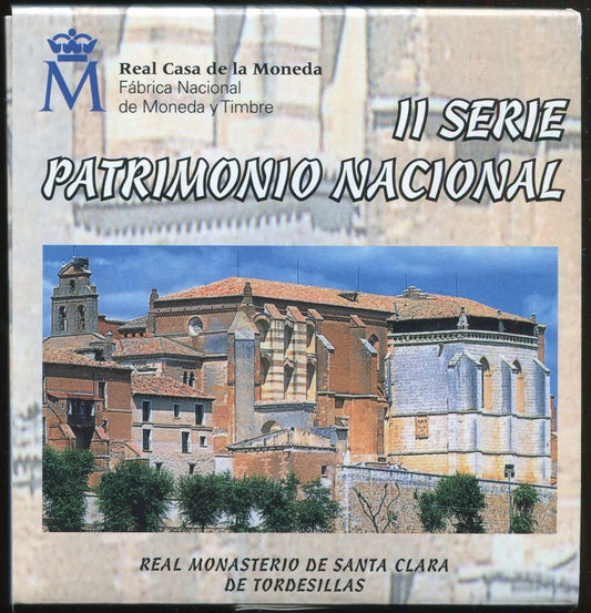 España - 2014 - Conmemorativas FNMT - PROOF - 5 € año 2014 / Patrimonio II serie / Monasterio Santa Clara Asturias / plata / En