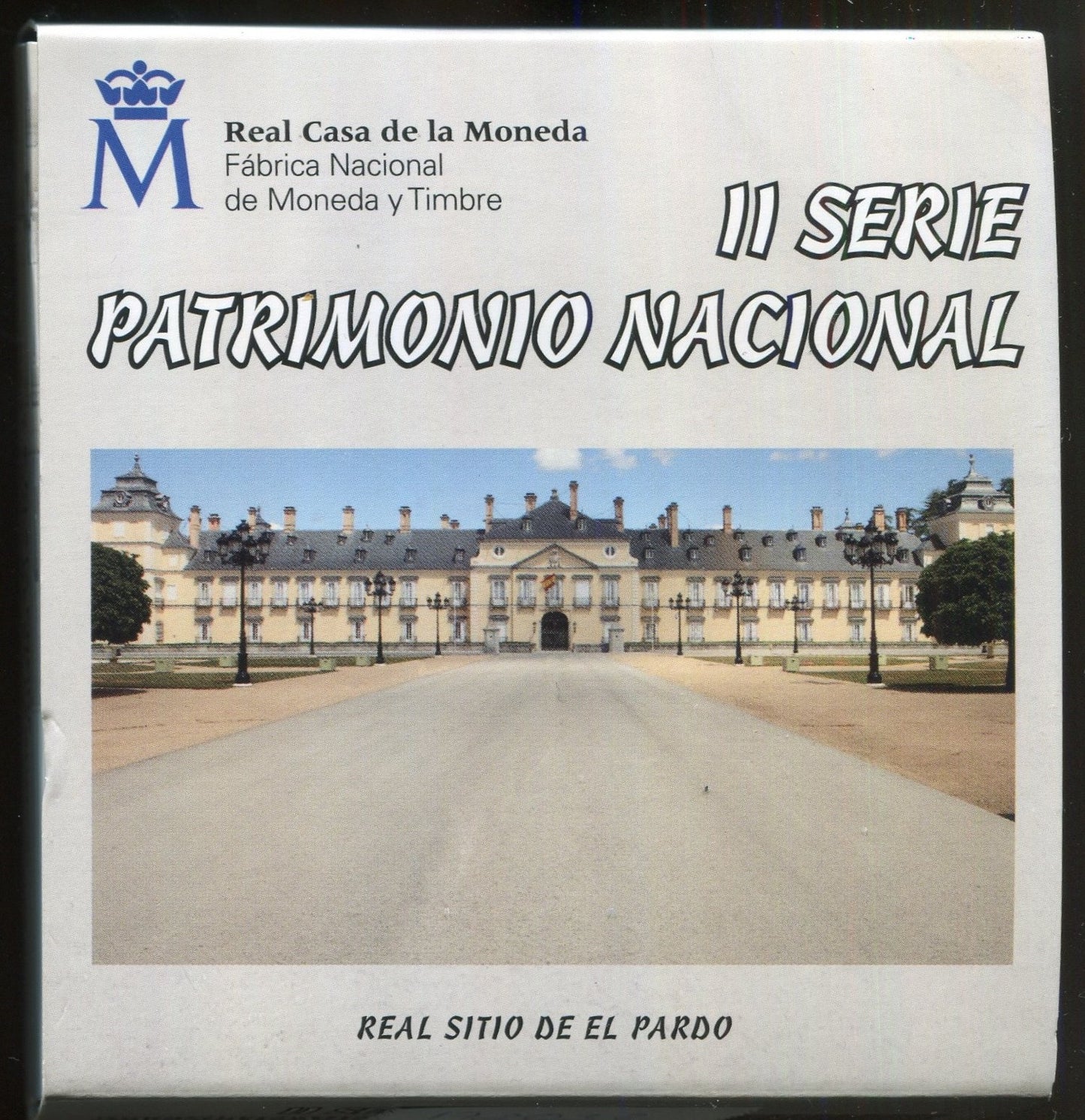 España - 2014 - Conmemorativas FNMT - PROOF - 5 € año 2014 / Patrimonio II serie / Real Sitio El Pardo / plata / En estuche