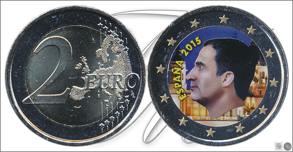 España - 2015 - Monedas Euros Color - S/C / UNC - 2 € Año 2015 / Felipe VI / Coloreada