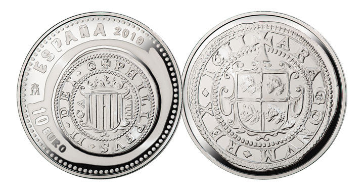 España - 2019 - Conmemorativas FNMT - PROOF - 10 € Año 2019 / Joyas Numismaticas / Plata / En estuche