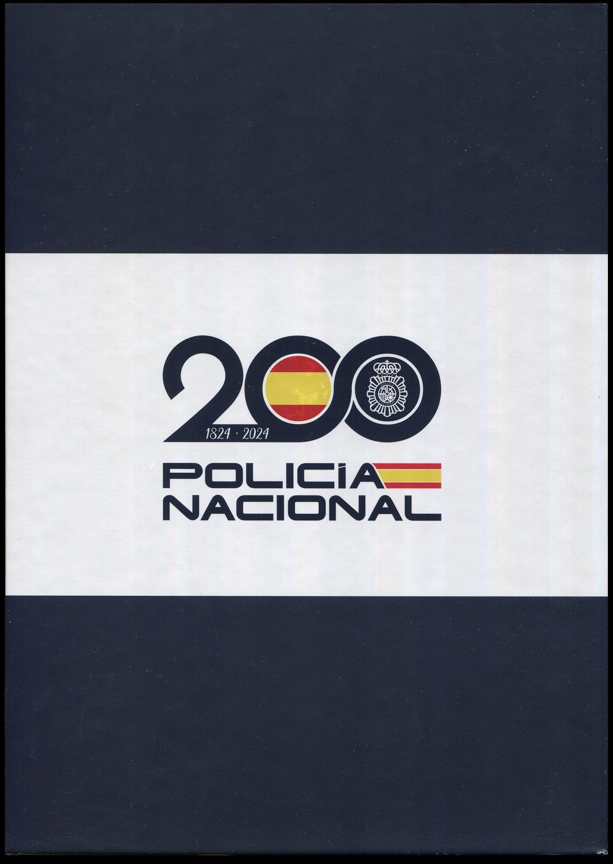 España - 2024 - Monedas Euros en cartera oficial - FDC / MS - 2 € Año 2024 /200 Aniv. Policia Nacional/ En estuche con Hojita y