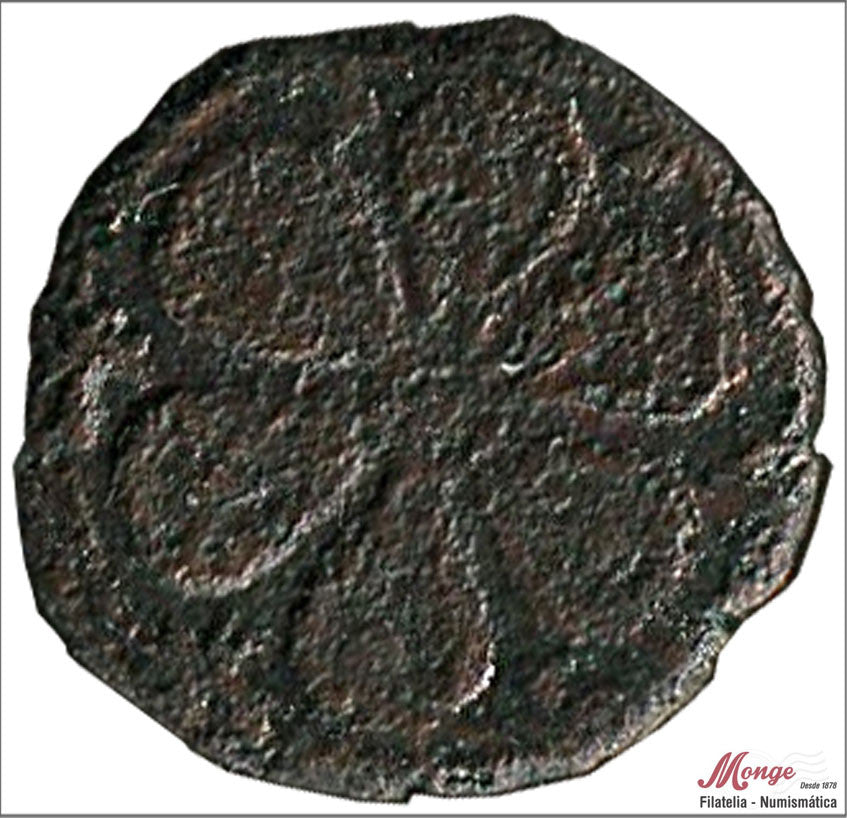 España - Fernando II - Nº CGMC3730a - BC / F - Señal de Gerona 1479-1516 / Sin imantasar el anverso