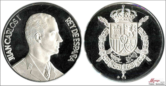 España - Medalla - Nº 00069 - PROOF - Juan Carlos I Rey / 24,20 gr.