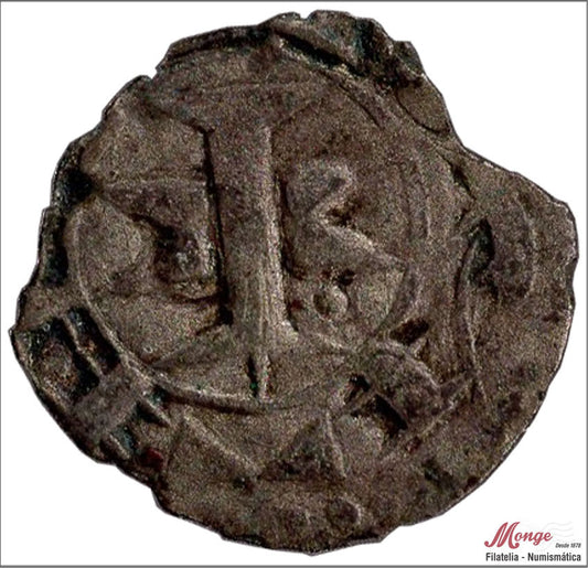 España - Otras Monedas - Nº BMM-440.1 - BC / F - iner Melgones - Hainault siglo XII Vellon / Feudatarios Condes de Barcelona