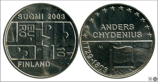 Finlandia - 2003 - Monedas euros en plata - FDC / MS - 10 € año 2003 Anders