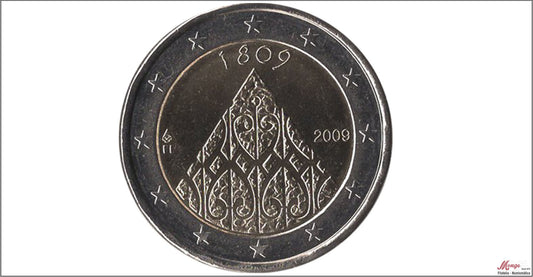 Finlandia - 2009 - Monedas Euros circulación - S/C / UNC - 2 € Año 2009 / 200 Aniv. Autonomía