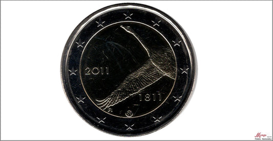 Finlandia - 2011 - Monedas Euros circulación - S/C / UNC - 2 € año 2011 / 200 A.del Banco de Finlandia