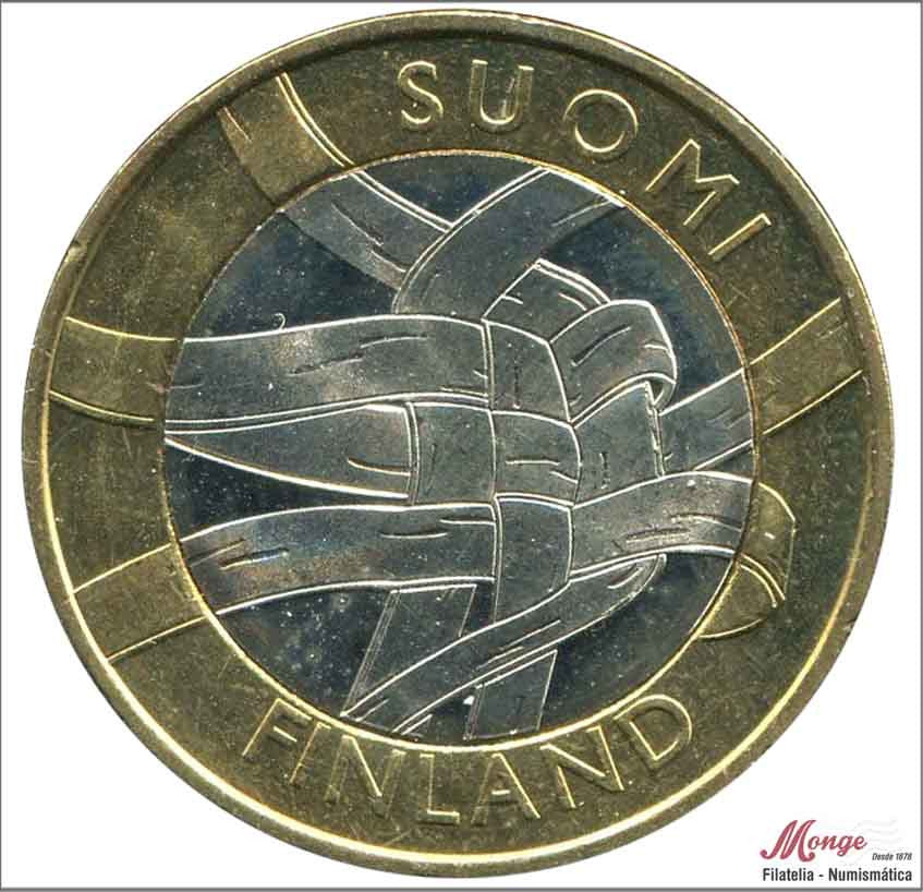 Finlandia - 2011 - Monedas Euros circulación - S/C / UNC - 5 € Año 2011 / Escudo prov. hist. de Karelia