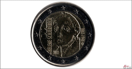 Finlandia - 2012 - Monedas Euros circulación - S/C / UNC - 2 € Año 2012 / 150 Años Nacimiento Elena Schjerfbeck