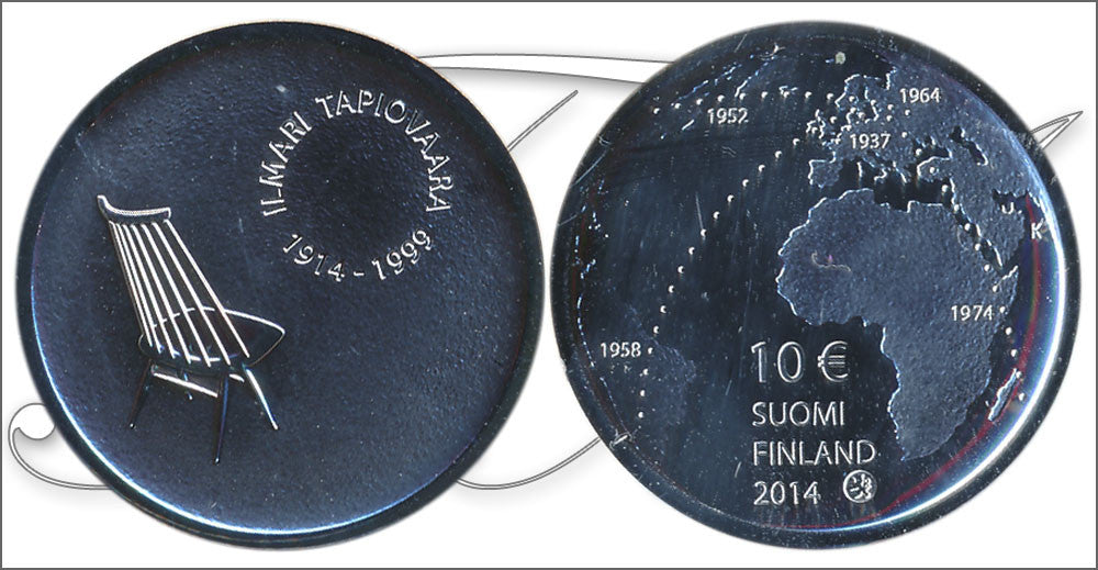 Finlandia - 2014 - Monedas euros en plata - S/C / UNC - 10 € Año 2014 / En estuche