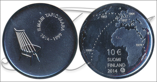 Finlandia - 2014 - Monedas euros en plata - S/C / UNC - 10 € Año 2014 / En estuche