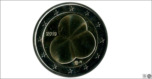 Finlandia - 2019 - Monedas Euros circulación - S/C / UNC - 2 € Año 2019 / 100 Anv de la Constitucion finlandesa de 1919