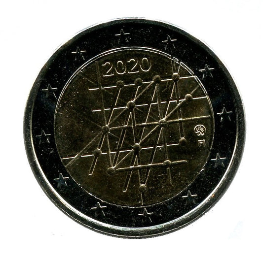 Finlandia - 2020 - Monedas Euros circulación - S/C / UNC - 2 € Año 2020 / Universidad Turku