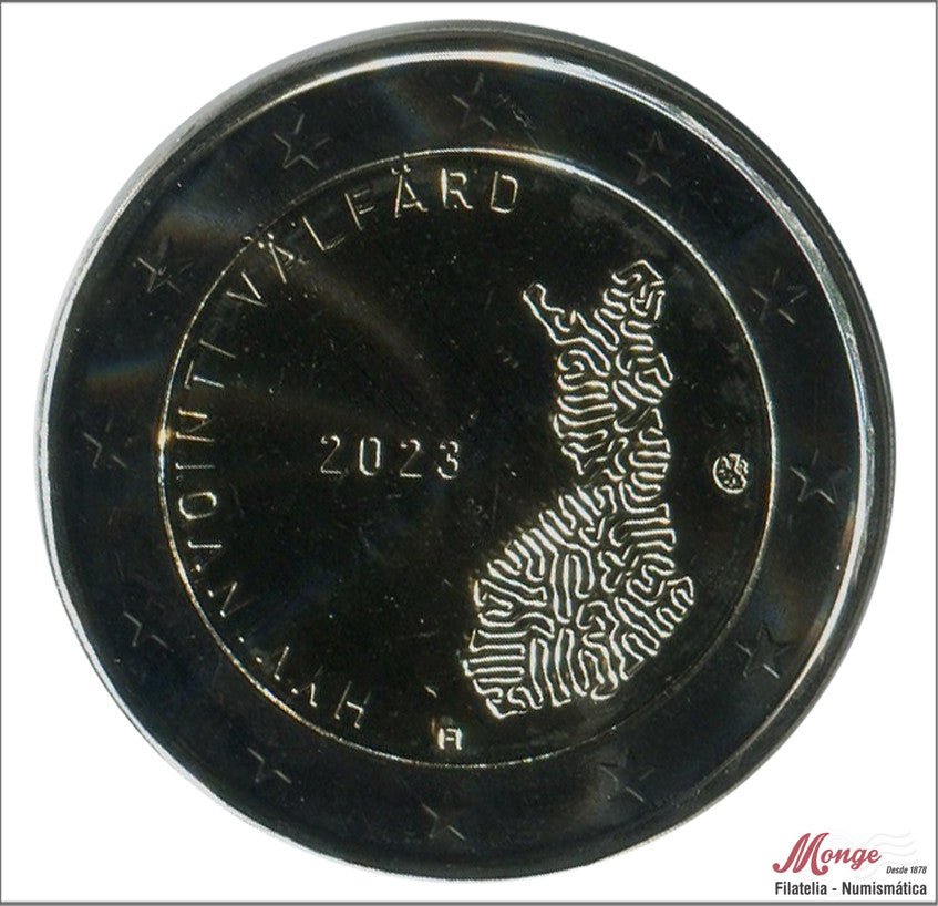 Finlandia - 2023 - Monedas Euros circulación - S/C / UNC - 2 € Año 2023 / Servicios sociales y sanitarios