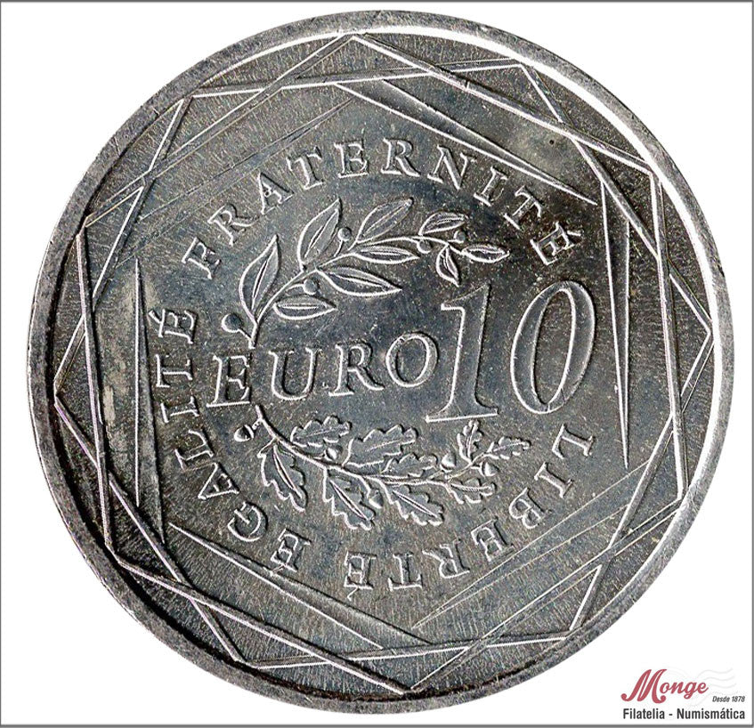 Francia - 2009 - Monedas euros en plata - S/C / UNC - 10 € Año 2009 / Sembradora