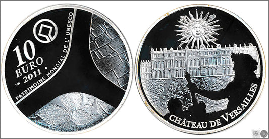 Francia - 2011 - Monedas euros en plata - PROOF - 10 € Año 2011 / Versalles / En estuche