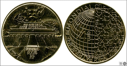 Francia - 2020 - Monedas Euros circulación - S/C / UNC - 1/4 de € Año 2020 / Ciudad Prohibida