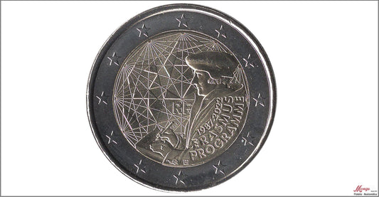 Francia - 2022 - Monedas Euros circulación - S/C / UNC - 2 € Año 2022 / Erasmus