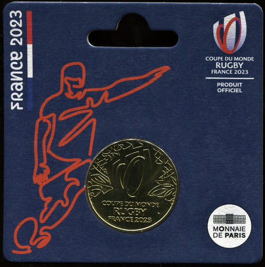 Francia - 2023 - Monedas Euros circulación - S/C / UNC - 1/4 € Año 2023 / Campeonato mundial de Rugby