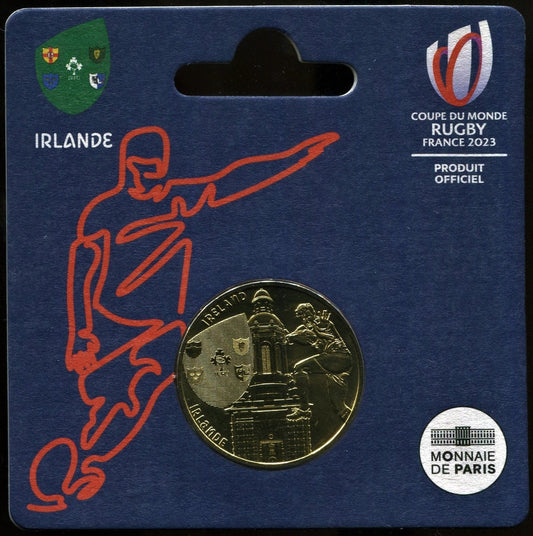 Francia - 2023 - Monedas Euros circulación - S/C / UNC - 1/4 € Año 2023 / Irlanda / Campeonato mundial de Rugby