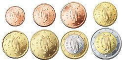 Irlanda - 2005 - Monedas Euros circulación - S/C / UNC - Año 2005 (8 monedas)