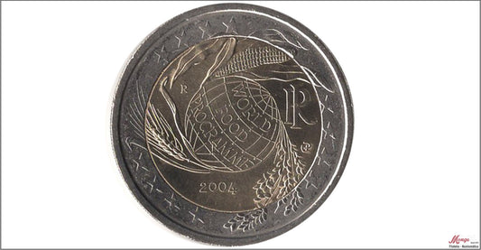 Italia - 2004 - Monedas Euros circulación - S/C / UNC - 2 € Año 2004 FAO