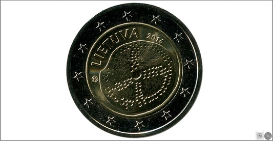 Lituania - 2016 - Monedas Euros circulación - S/C / UNC - 2 € Año 2016 / Cultura báltica