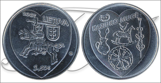 Lituania - 2017 - Monedas Euros circulación - S/C / UNC - 1,50 € Año 2017 / Kaziuko Mugé