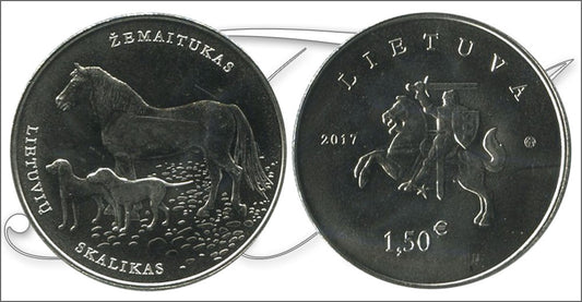 Lituania - 2017 - Monedas Euros circulación - S/C / UNC - 1,50 € Año 2017 / Zemaitukas