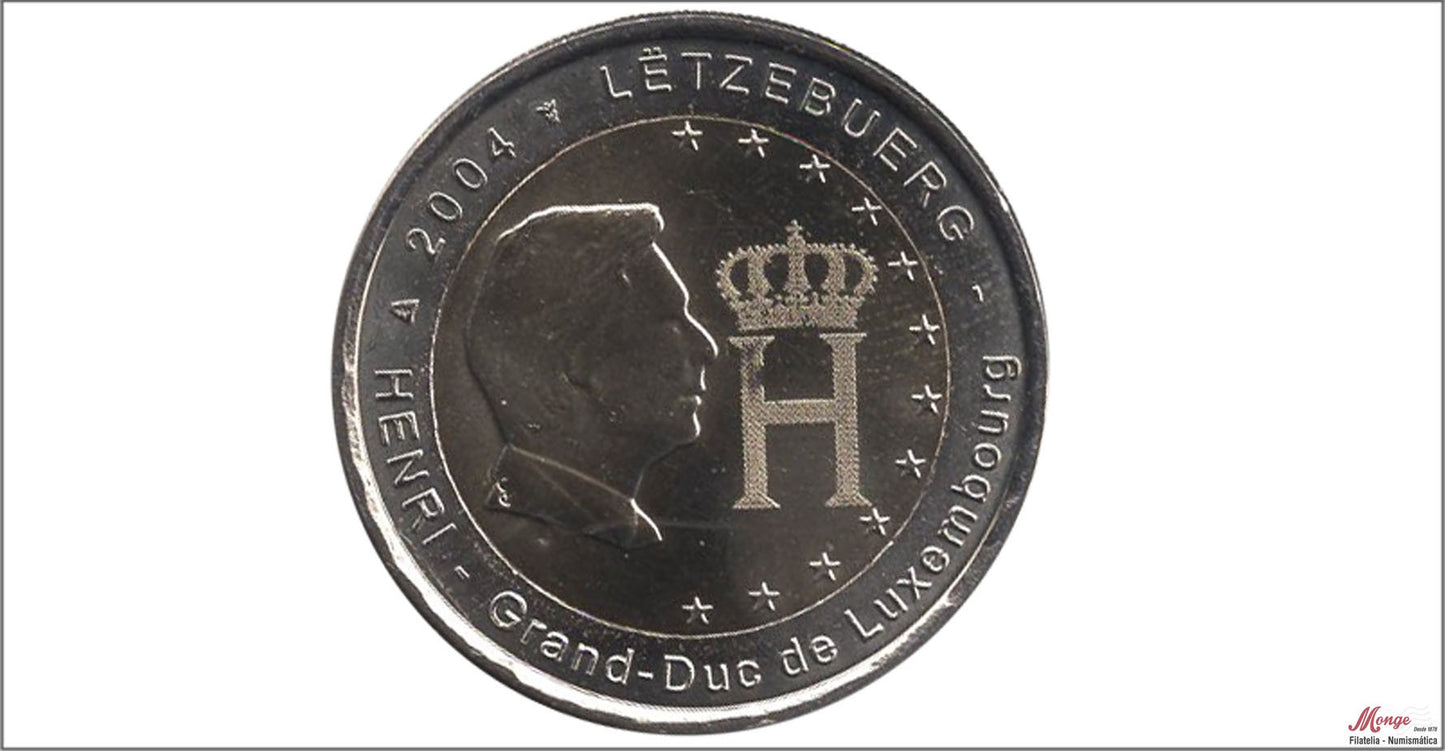 Luxemburgo - 2004 - Monedas Euros circulación - S/C / UNC - 2 € año 2004 Gran Duque