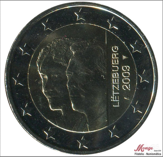 Luxemburgo - 2009 - Monedas Euros circulación - S/C / UNC - 2 € Año 2009 / Henri et Charlotte