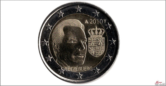 Luxemburgo - 2010 - Monedas Euros circulación - S/C / UNC - 2 € Año 2010 / Gran Duque