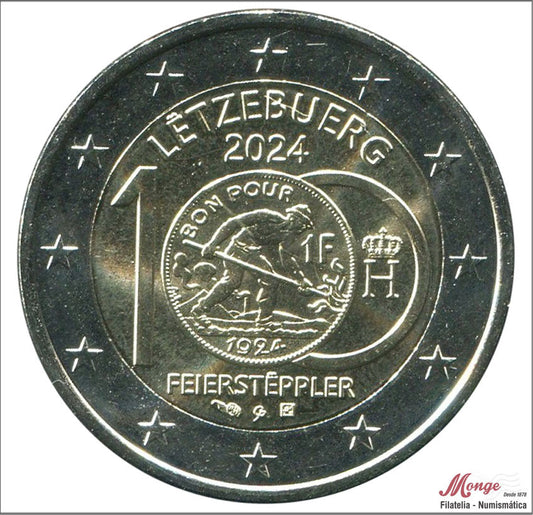 Luxemburgo - 2024 - Monedas Euros circulación - S/C / UNC - 2 € año 2024 / Feiersteppler