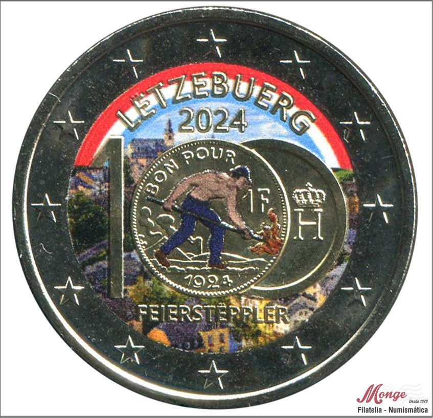 Luxemburgo - 2024 - Monedas Euros Color - S/C / UNC - 2 € año 2024 / Feiersteppler