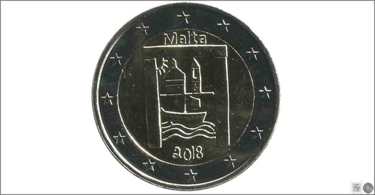 Malta - 2018 - Monedas Euros circulación - S/C / UNC - 2 € Año 2018 / From Children