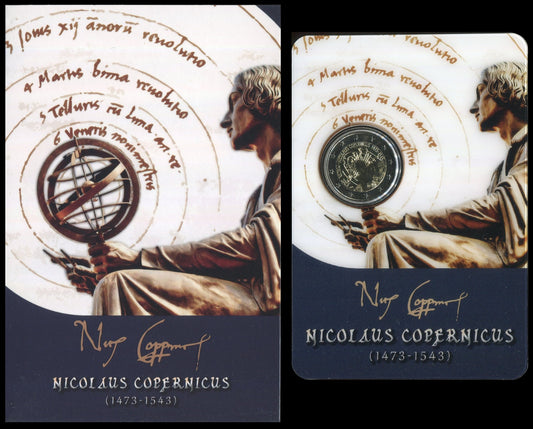 Malta - 2023 - Monedas Euros en cartera oficial - S/C / UNC - 2 € Año 2023 / Nicolaus Copernicus