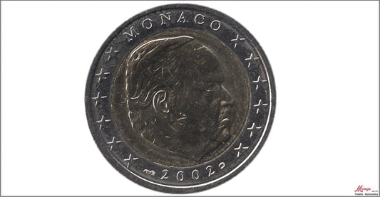 Mónaco - 2002 - Monedas Euros circulación - S/C / UNC - 2 € Año 2002