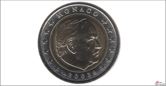 Mónaco - 2003 - Monedas Euros circulación - S/C / UNC - 2 € Año 2003