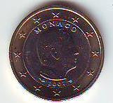 Mónaco - 2007 - Monedas Euros circulación - S/C / UNC - 1 € año 2007 / Alberto II