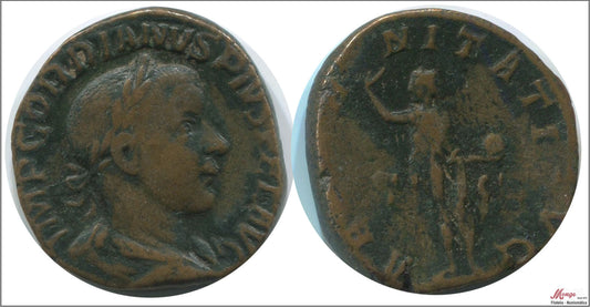 Mundo Antiguo - Imperio Romano - Muy Buena conservación - MBC / VF - Sestercio Gordiano III - A/ IMP GORDIANUS PIUS FEL AUG R/ A