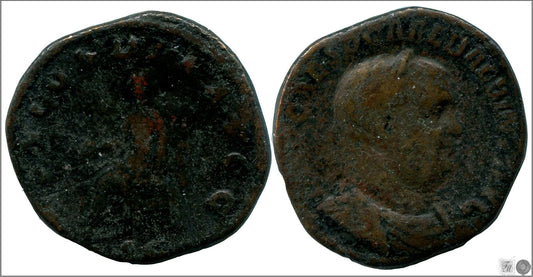 Mundo Antiguo - Imperio Romano - Nº RIC0022 - BC / F - Sestercio Balbino / CONCORDIA AUG / Roma 238