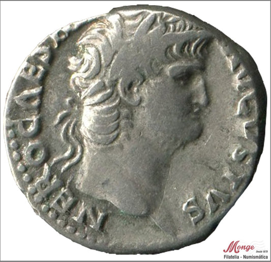 Mundo Antiguo - Imperio Romano - Nº RIC0060 - MBC - / VF- - Denario / NERON 56-58 DC - A/ NERO CAESAR AUGUSTUS - R/ SALUS - Salu