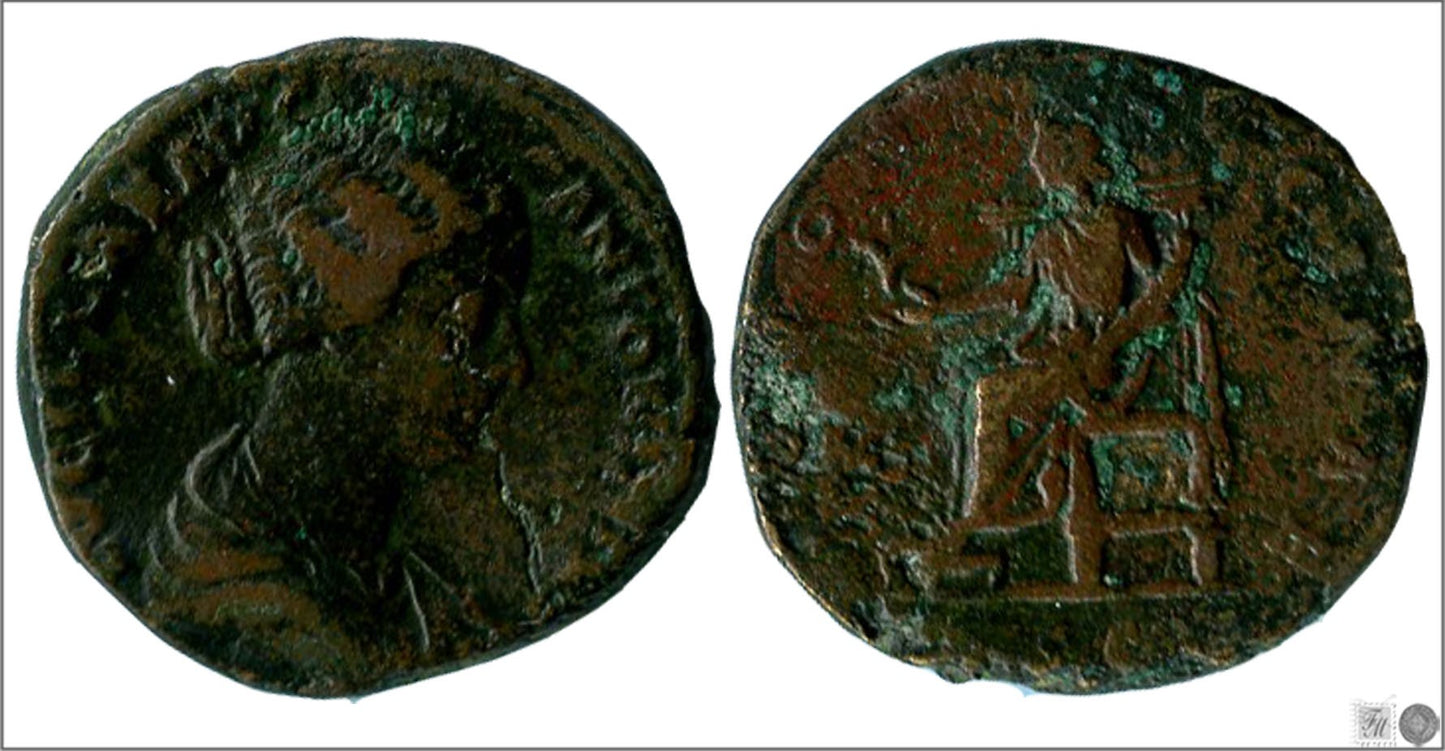 Mundo Antiguo - Imperio Romano - Nº S-05502 - Muy Buena conservación menos - MBC - / VF- - Sestercio. Lucilla 164-169 dcI - R/ I