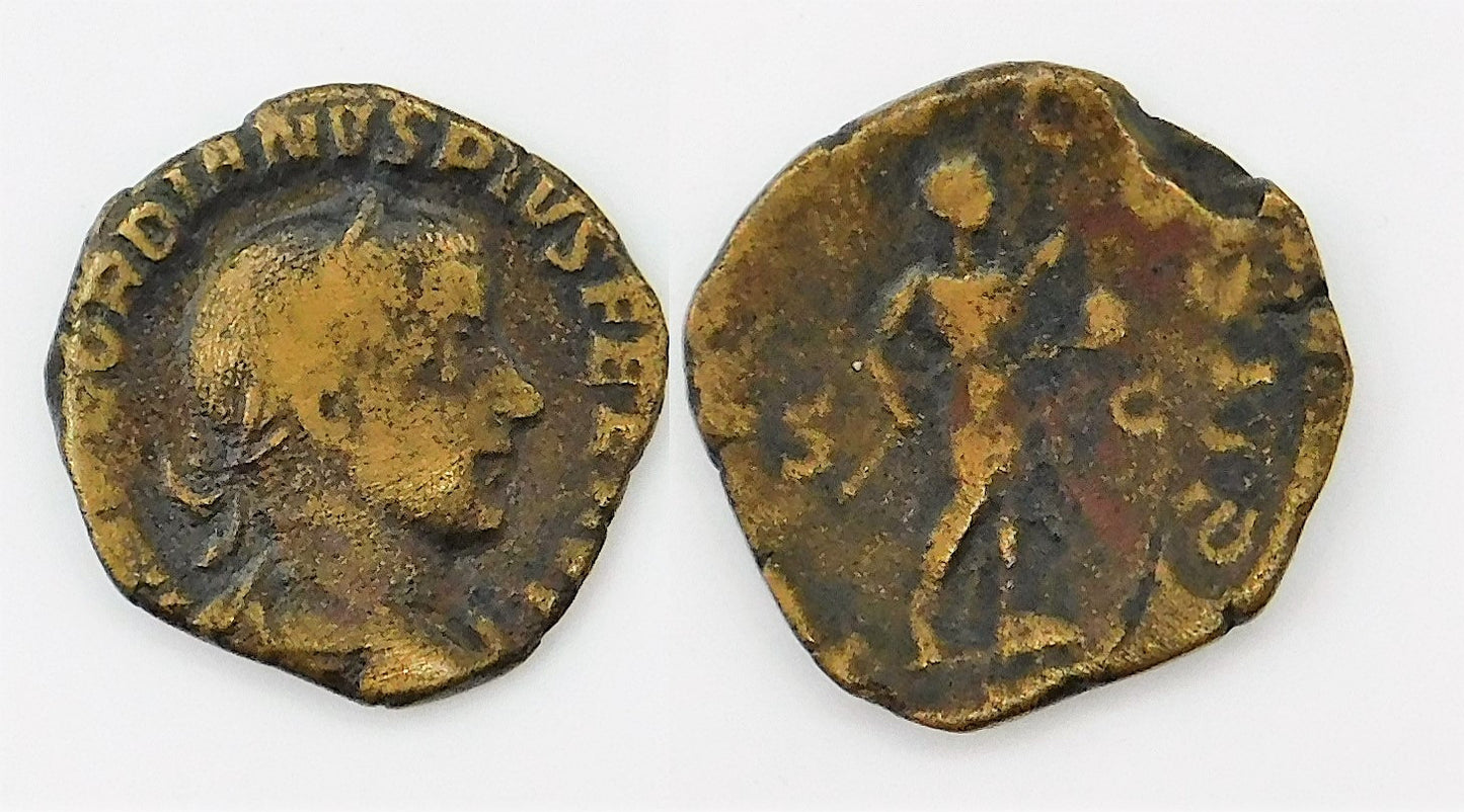 Mundo Antiguo - Imperio Romano - Nº S-08712 - BC / F - Sestercio. Gordiano III 238-244 - R/ PM TRP IIII COS II PP SC / Roma 241-