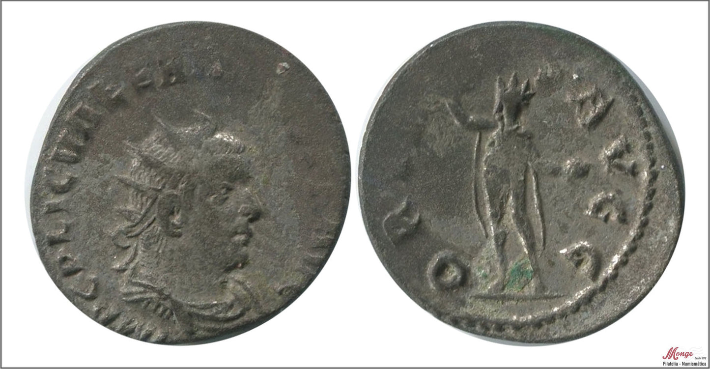 Mundo Antiguo - Imperio Romano - Nº S-09950 - BC / F - Antoniano Valeriano 253-260 dc. - R/ ORIENS AUGG / Roma 255-258 DC