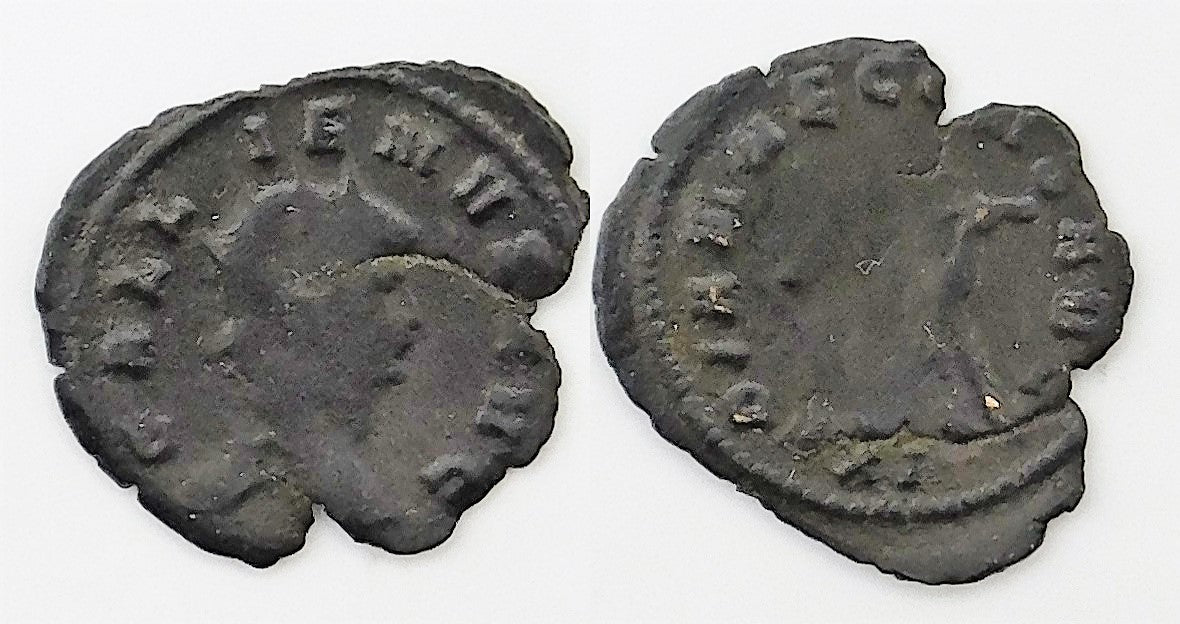 Mundo Antiguo - Imperio Romano - Nº S-10200 - Buena conservación - BC / F - Antoniniano Galieno / DIANAE CONS AUG XI / Roma 267-